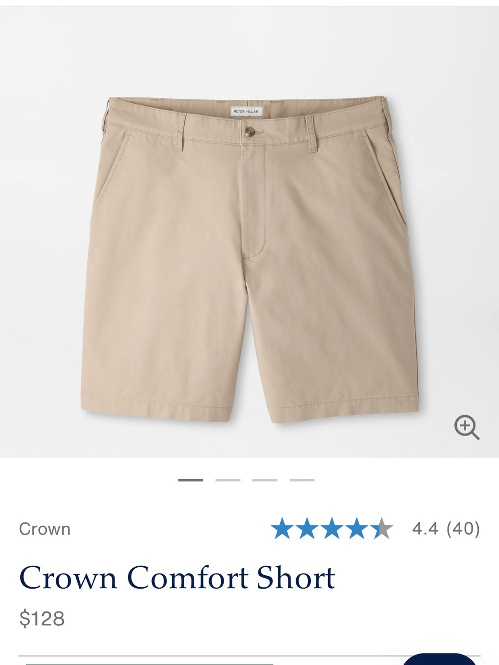 Peter Millar Khaki Shorts